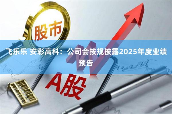飞乐乐 安彩高科：公司会按规披露2025年度业绩预告