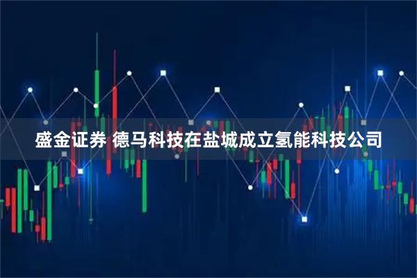 盛金证券 德马科技在盐城成立氢能科技公司